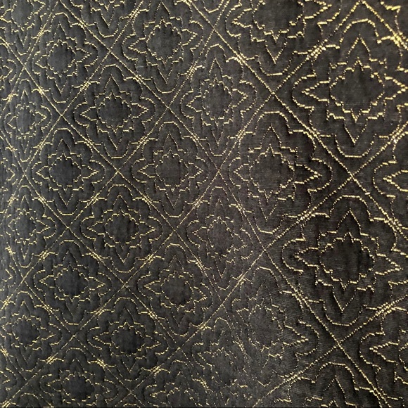 LOFT NWT Navy Gold Stitched Sweatshirt - Picture 4 of 6